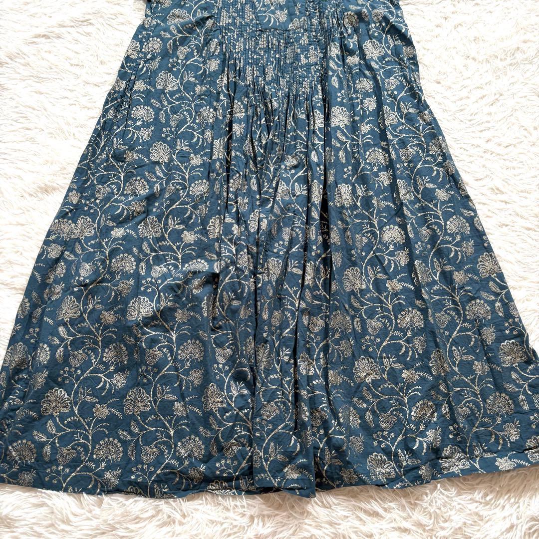 美品✨ ハウスオブロータス　2025✨　ハクプリント カフタン ワンピース