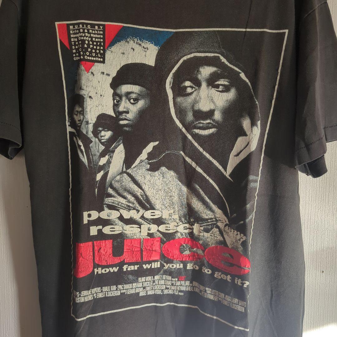 す*す様 希少　90s 2PAC JUICE vintage movie t-s