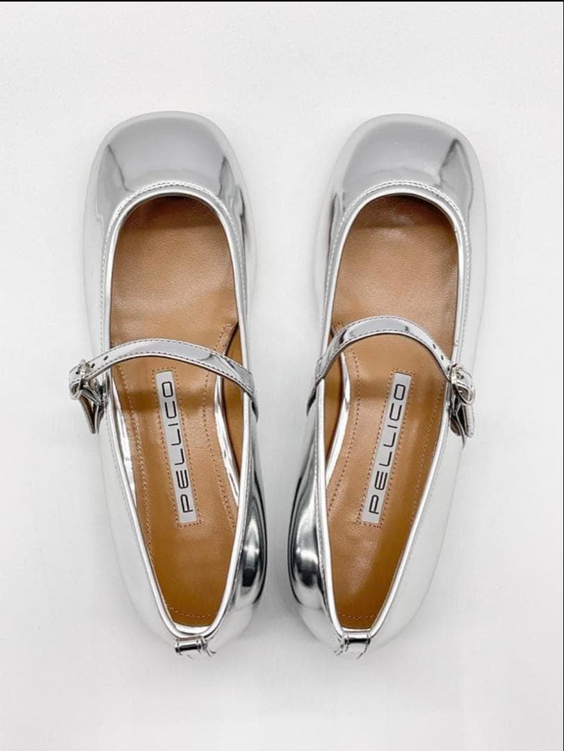 【試着のみ】PELLICO メリージェーンフラットシューズ サイズ38