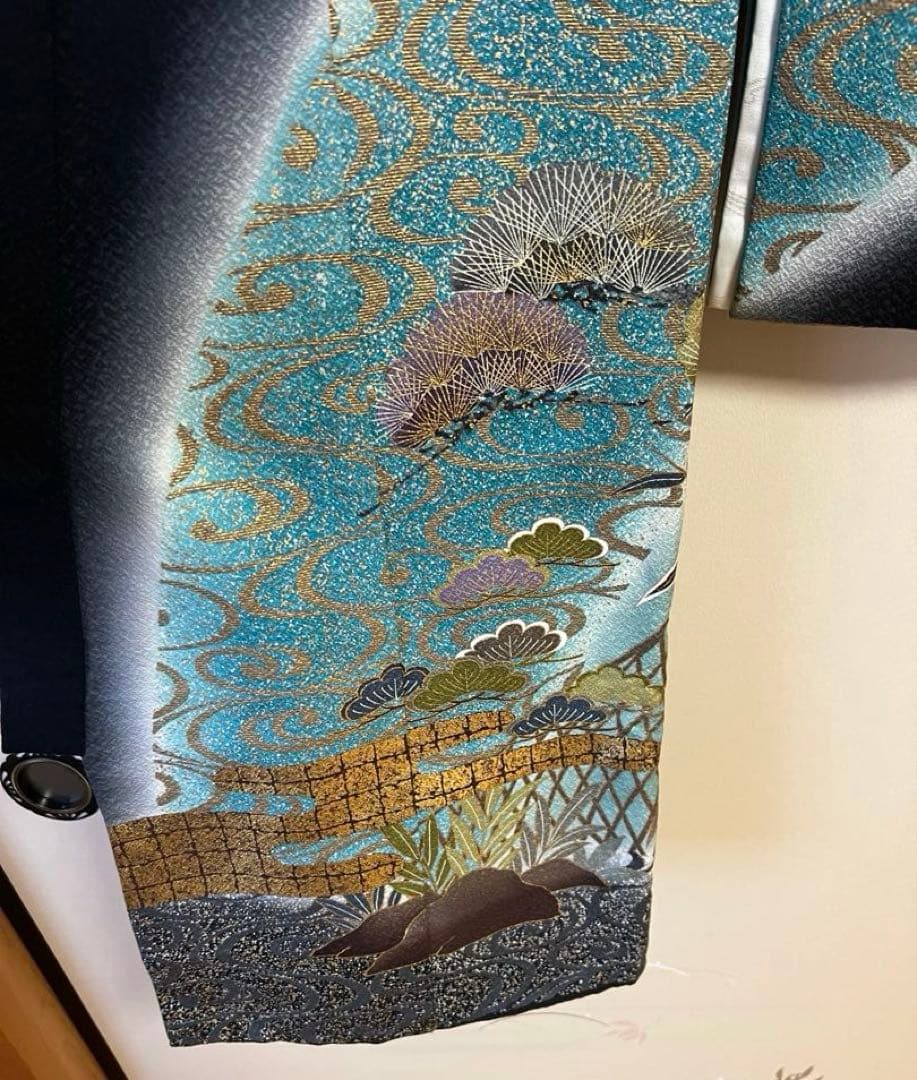 【美品】専用 鷲の飛翔模様 高品質七五三着物