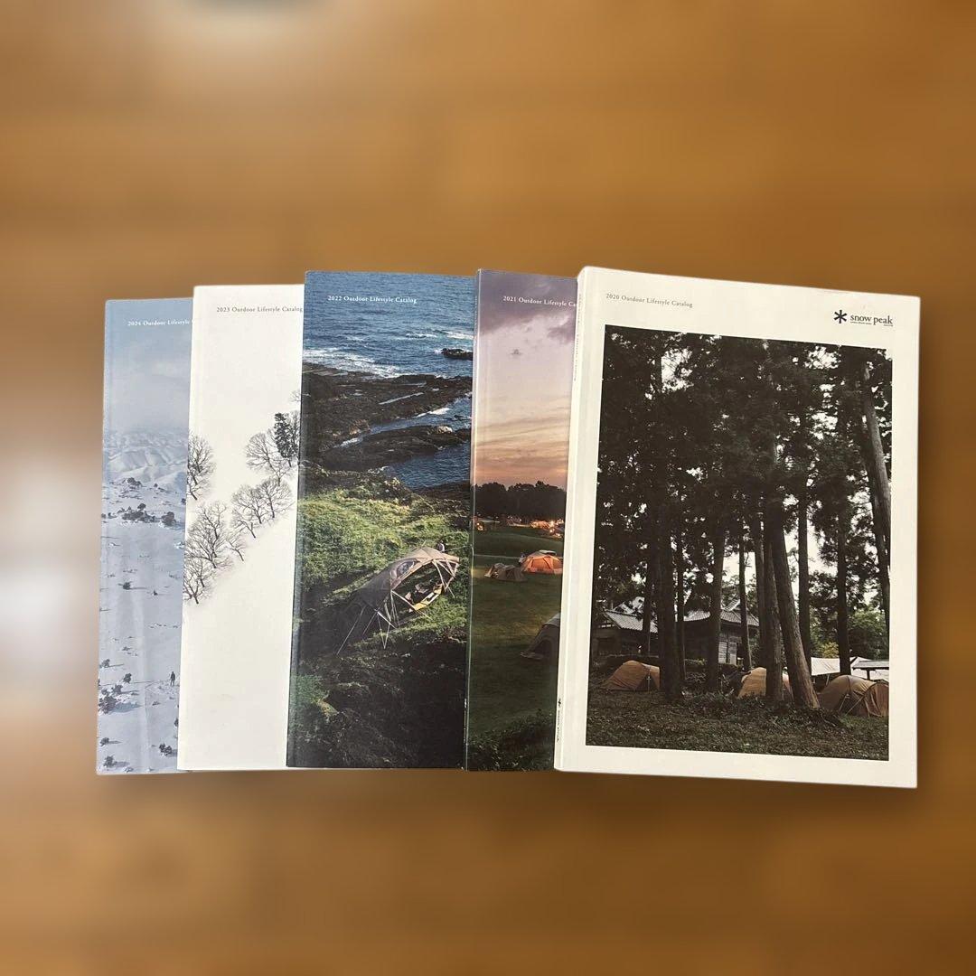  peak アウトドアライフカタログ 5冊セット　2020年〜2024年