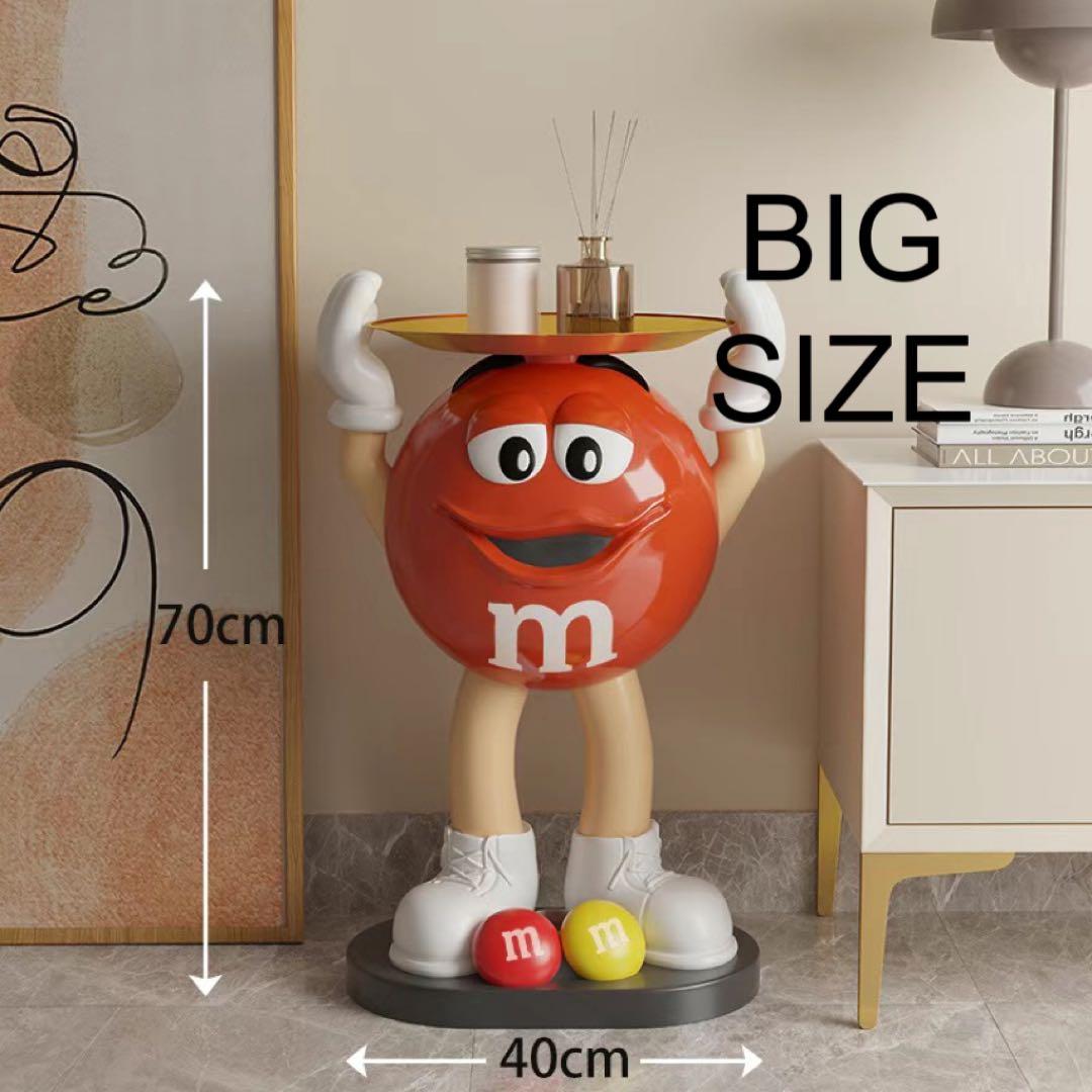 M&M's エムアンドエムズ ディスペンサー 特大フィギュア　レッド置物　飾り