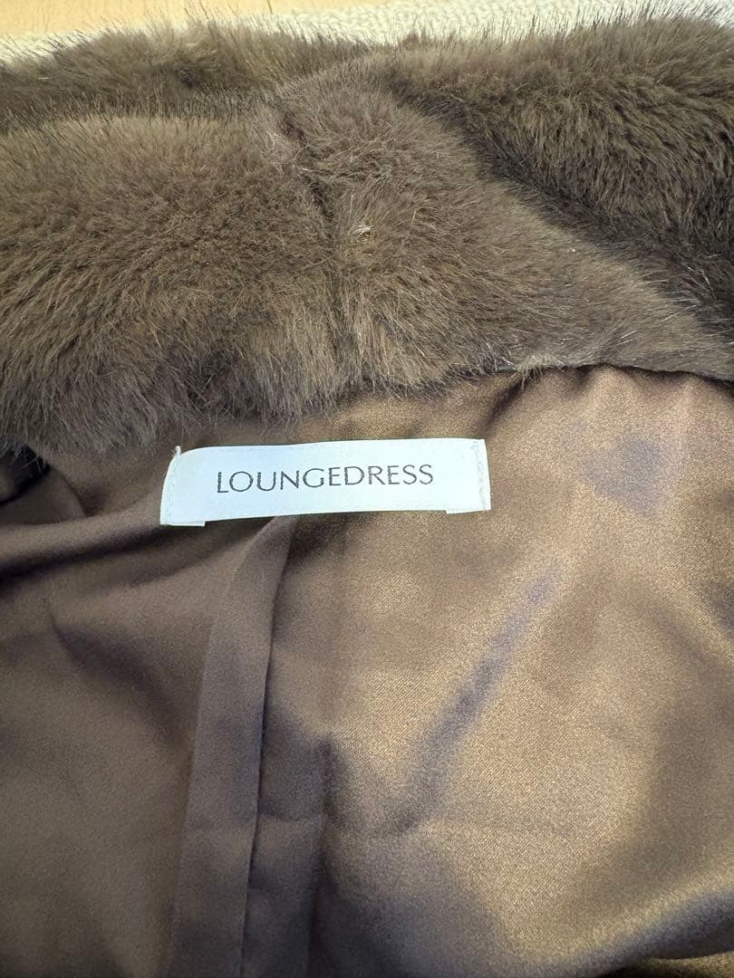 LOUNGEDRESS フードフェイクファーブルゾン