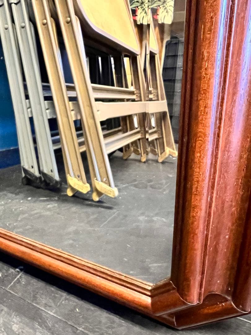 アンティーク イタリア製 八角形 オクトゴナル ミラー ビンテージ 全身鏡