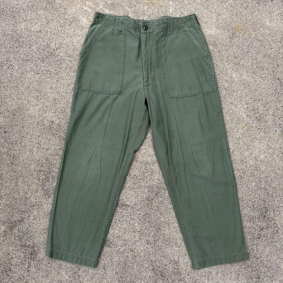 60s usarmy OG-107 ベイカーパンツ オフセット 米軍実物
