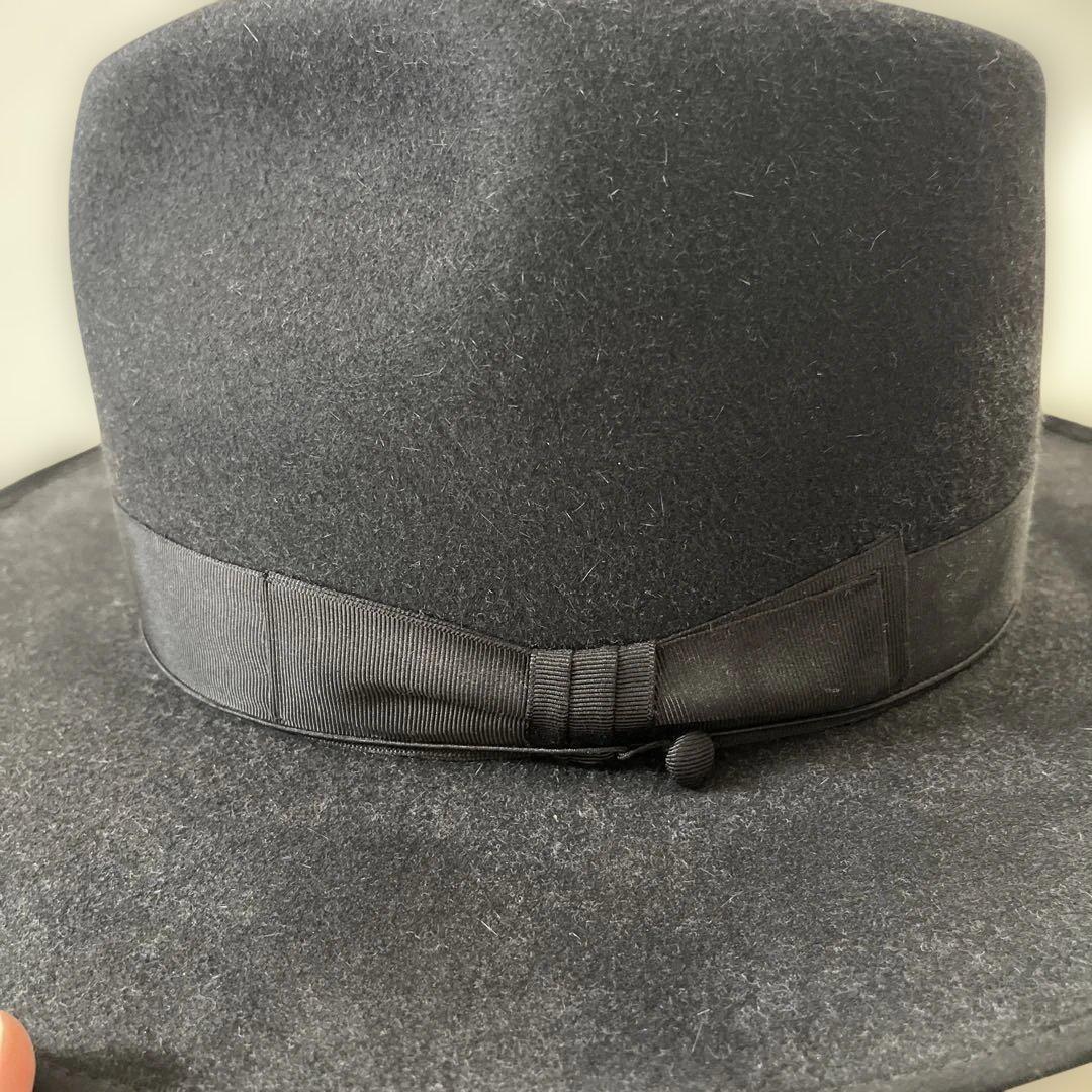 ショット×ステットソン ワンスター ファーハット ブラック 57cm