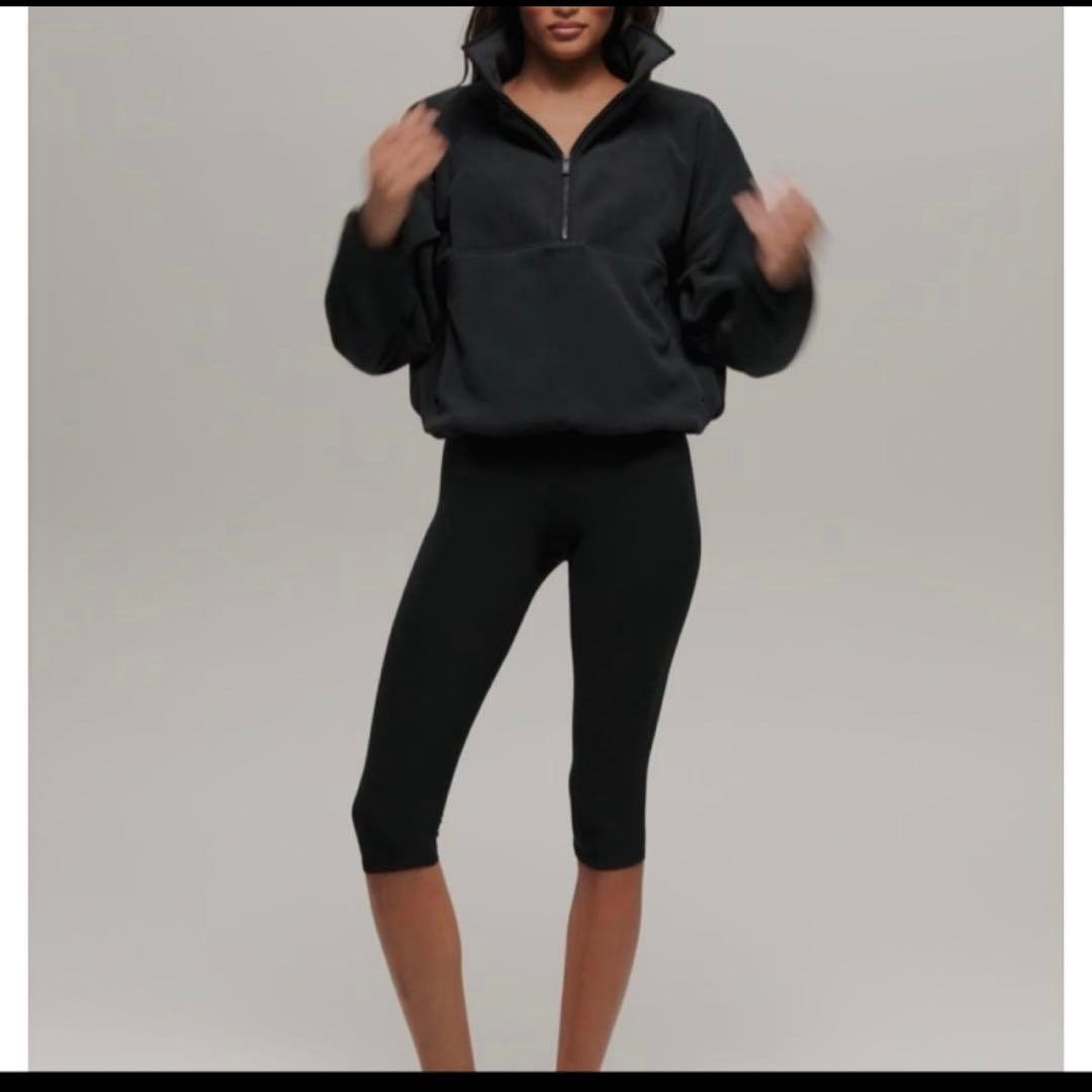 alo リラックスフィット フリース トレーナーXXS