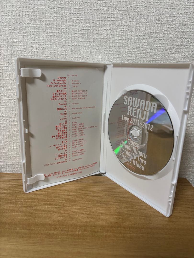 沢田研二/LIVE 2011～2012 沢田研二 / 瞳みのる　DVD