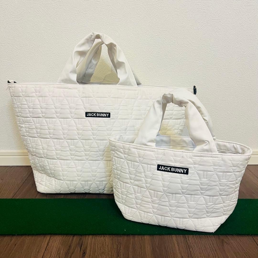 【美品⭐️2点セット】 Jack Bunny ジャックバニー 白 トートバッグ