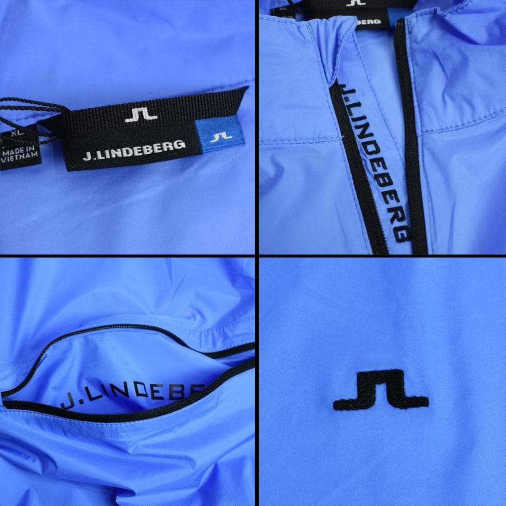 Ｊ.リンドバーグ/ゴルフ 防風レインジャケット【サックス/50】新品！
