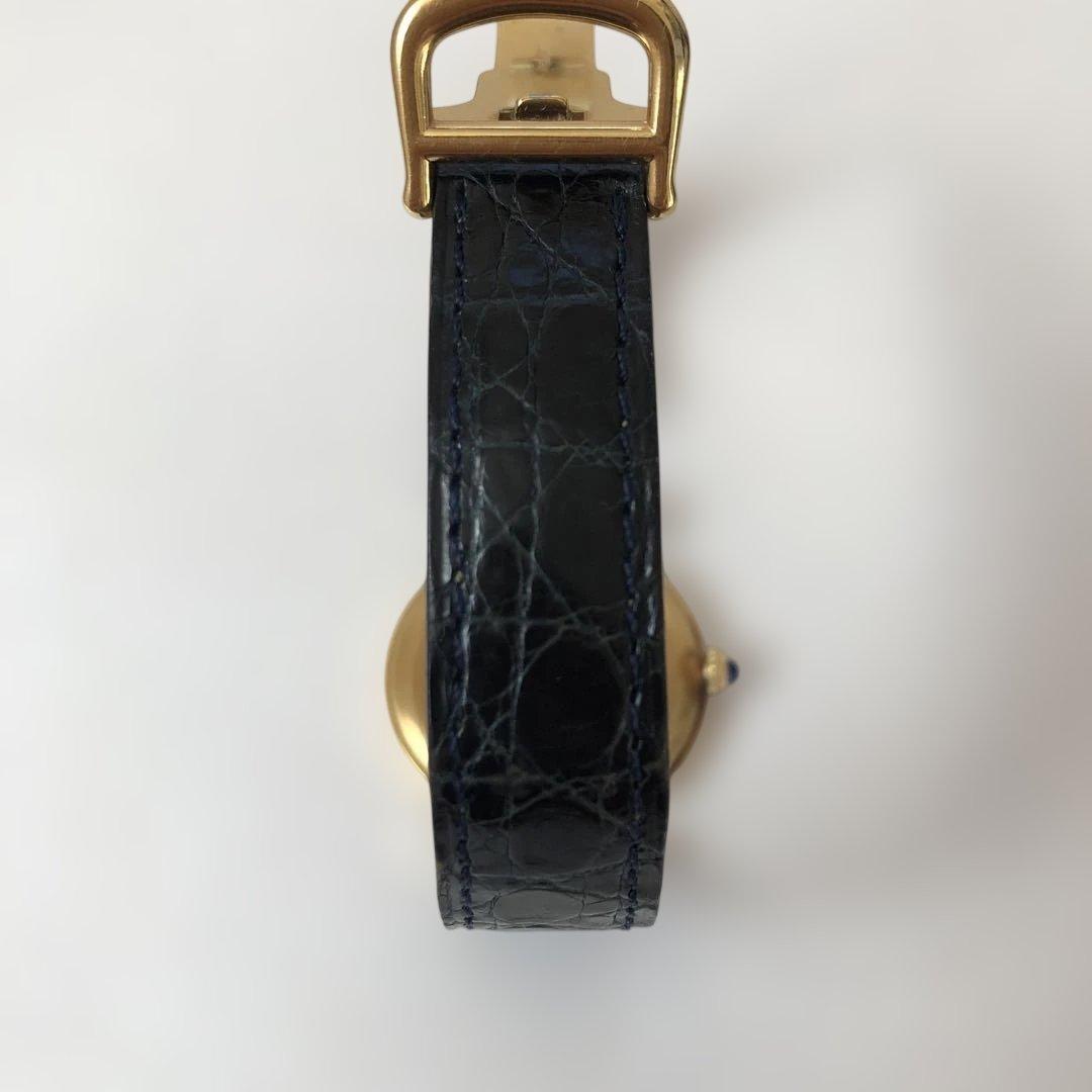 Cartierマストヴァンドーム VLC LM 純正Dバックル　オパラン文字盤