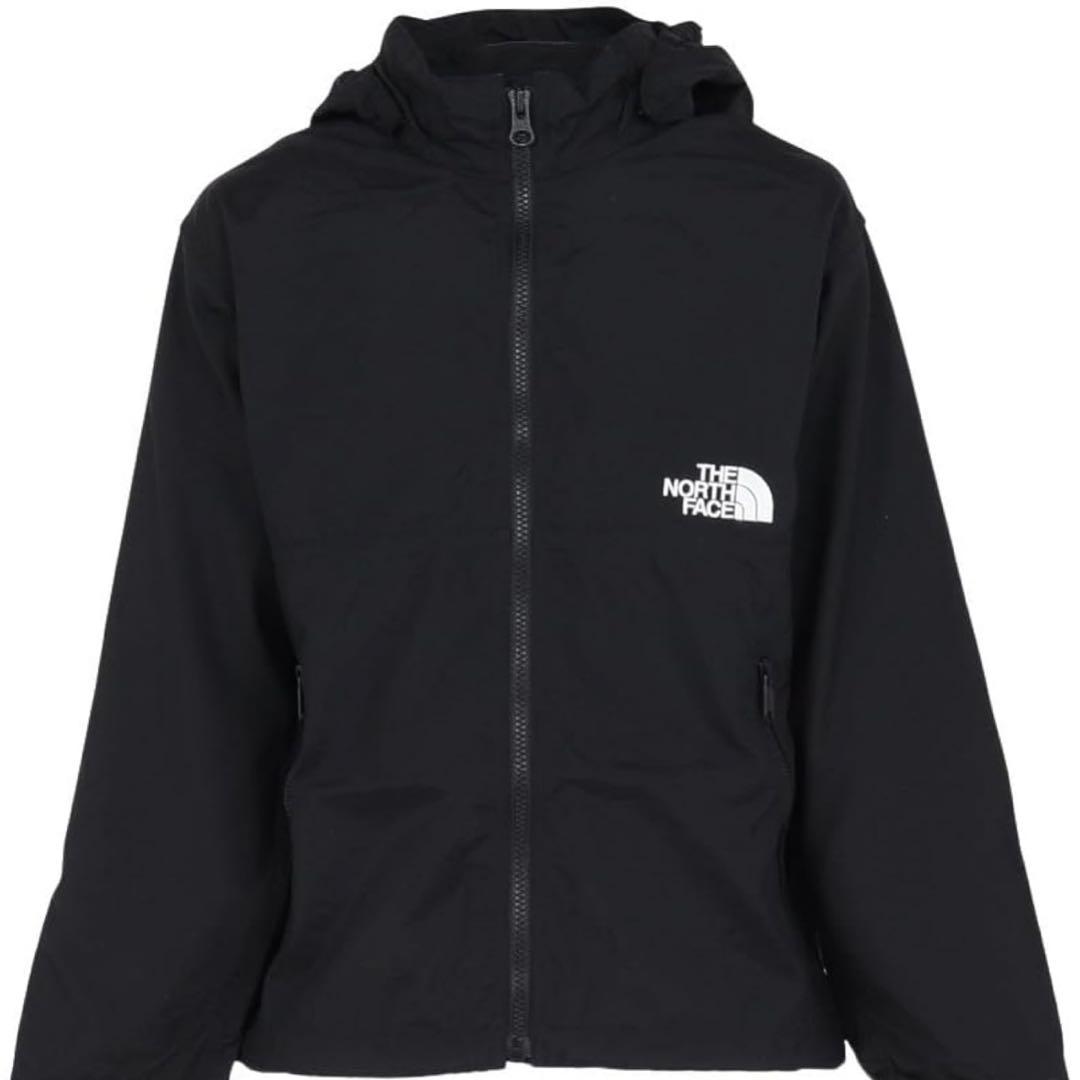 【新品】ノースフェイス コンパクトジャケット NPJ22510 ブラック　160