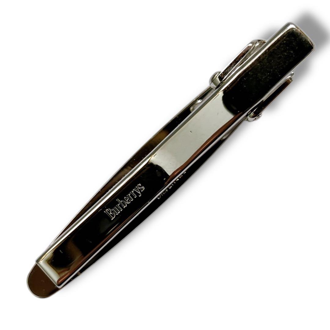 バーバリー 良品 SV925 ホースロゴ カフス ネクタイピンセット 箱付き