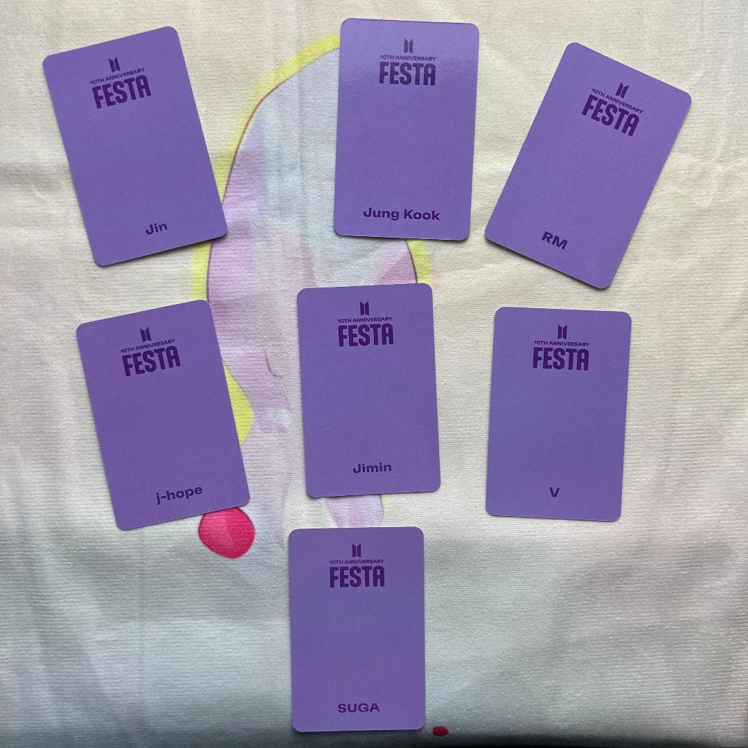 2023 韓国 BTS FESTA ARMY ラウンジ 特典 トレカ 7枚