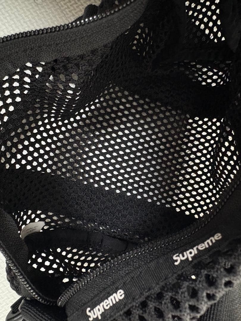 バッグ supreme 23ss Mesh Mini Duffle Bag Black