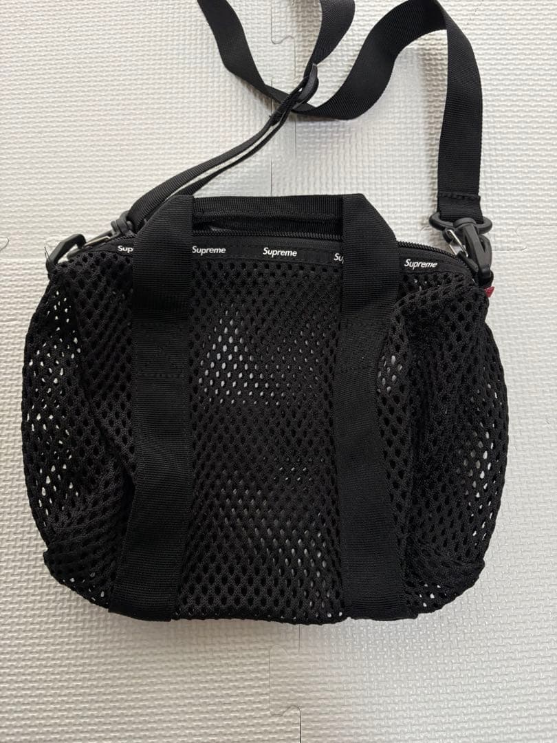 バッグ supreme 23ss Mesh Mini Duffle Bag Black
