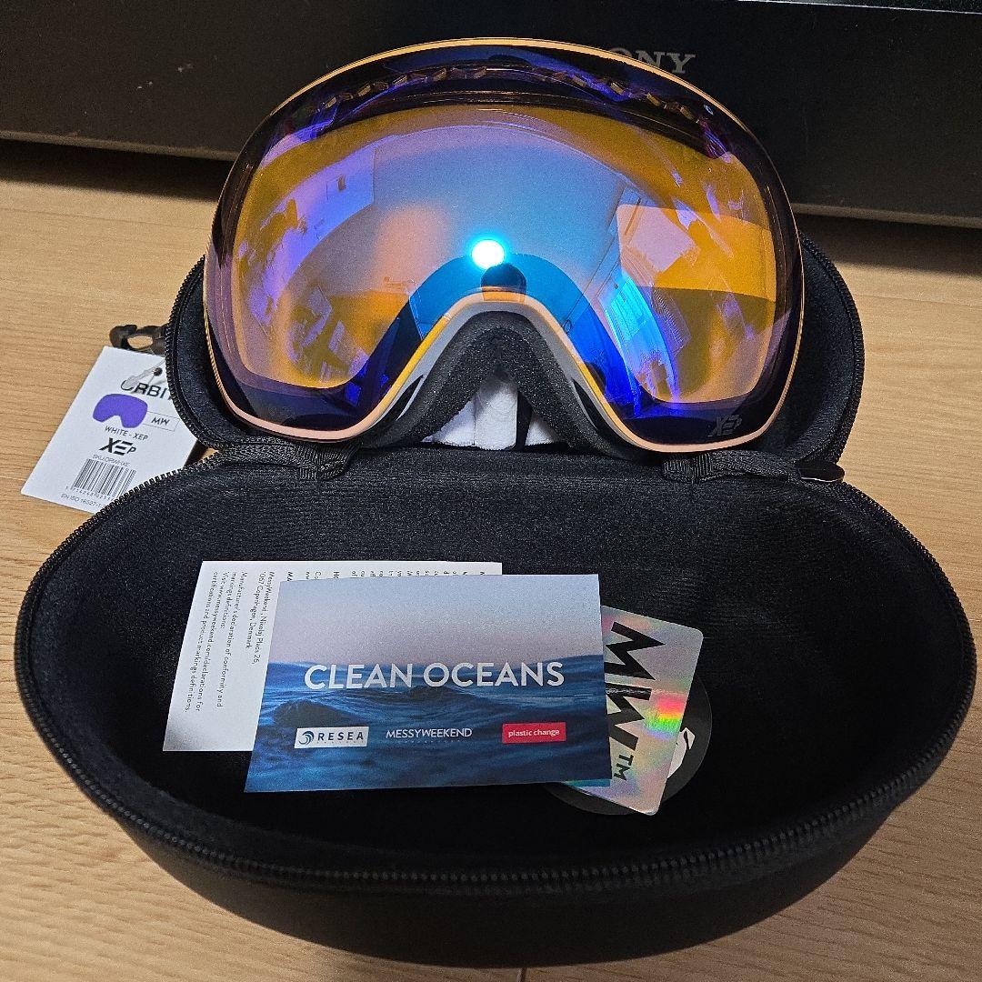 MessyWeekend Orbit ゴーグル ホワイト - XEP