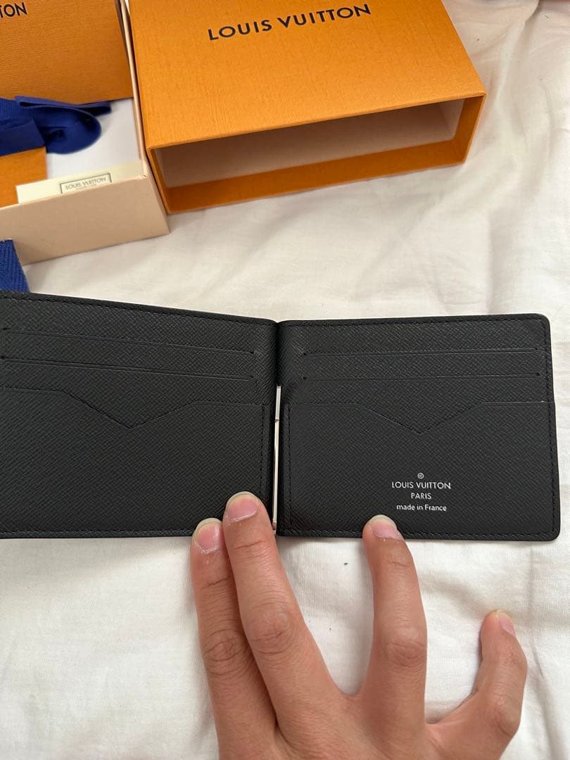 Louis Vuitton マネークリップ ブラック　タイガ