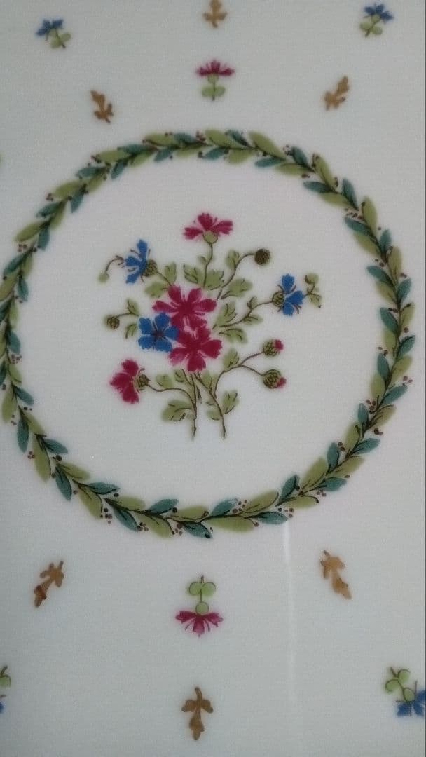 アビランド　リモージュ　ヴューパリ ヴェール　オーパル大皿　グリーン フランス