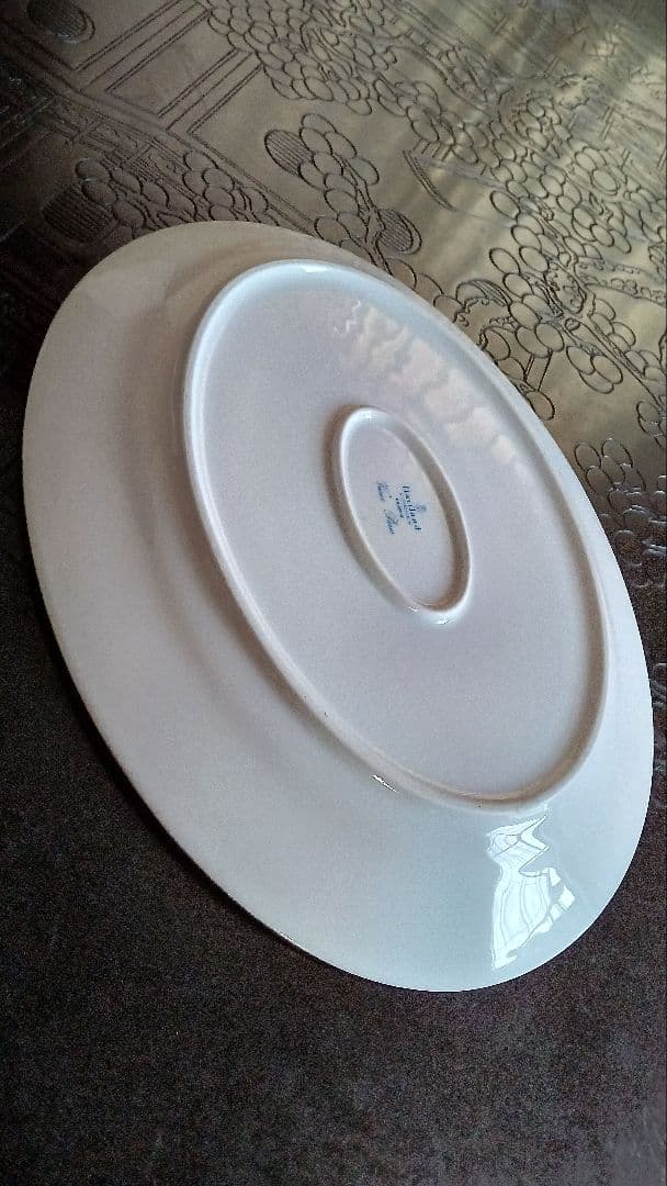 アビランド　リモージュ　ヴューパリ ヴェール　オーパル大皿　グリーン フランス