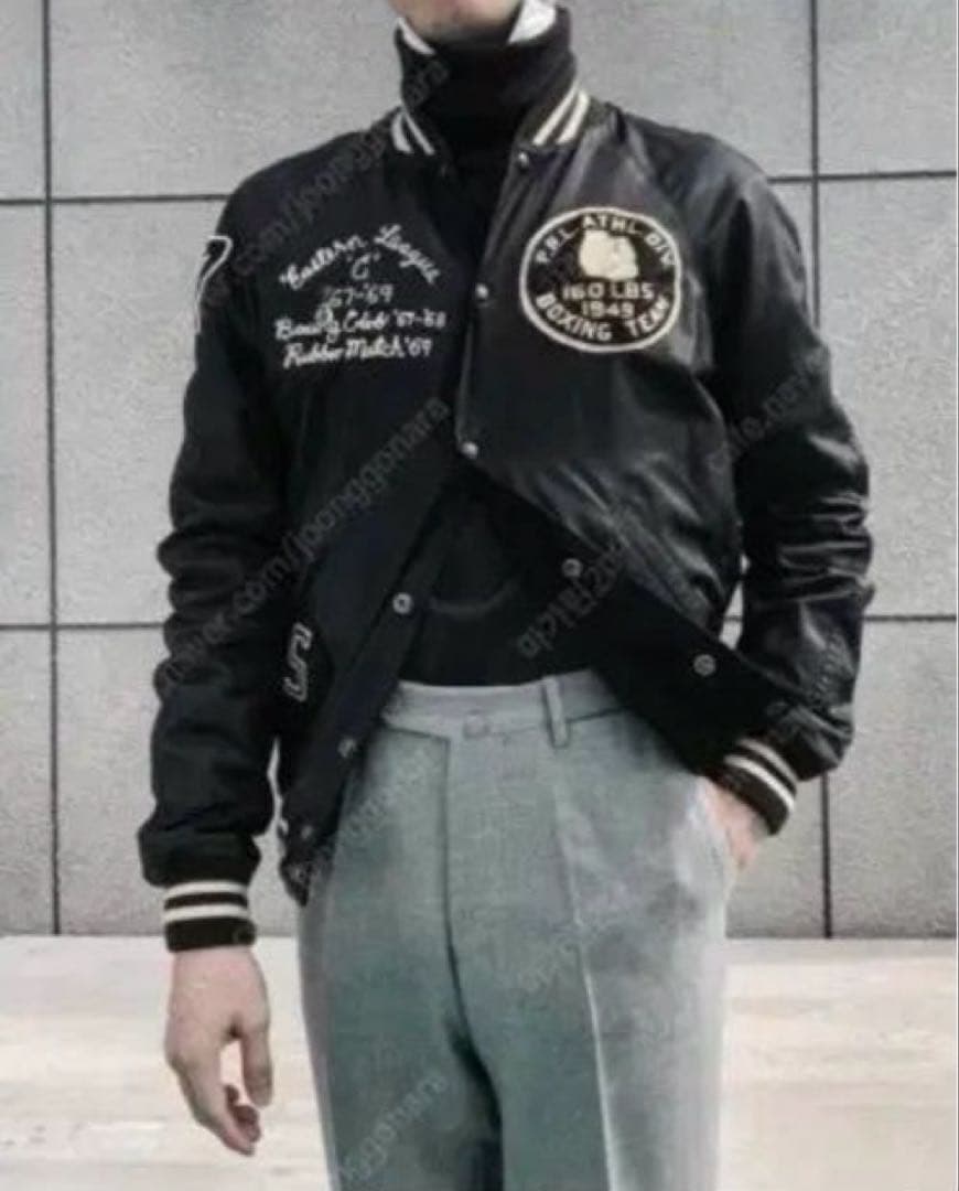 希少 Polo Ralph Lauren ボクシング　スタジャン　リバーシブル