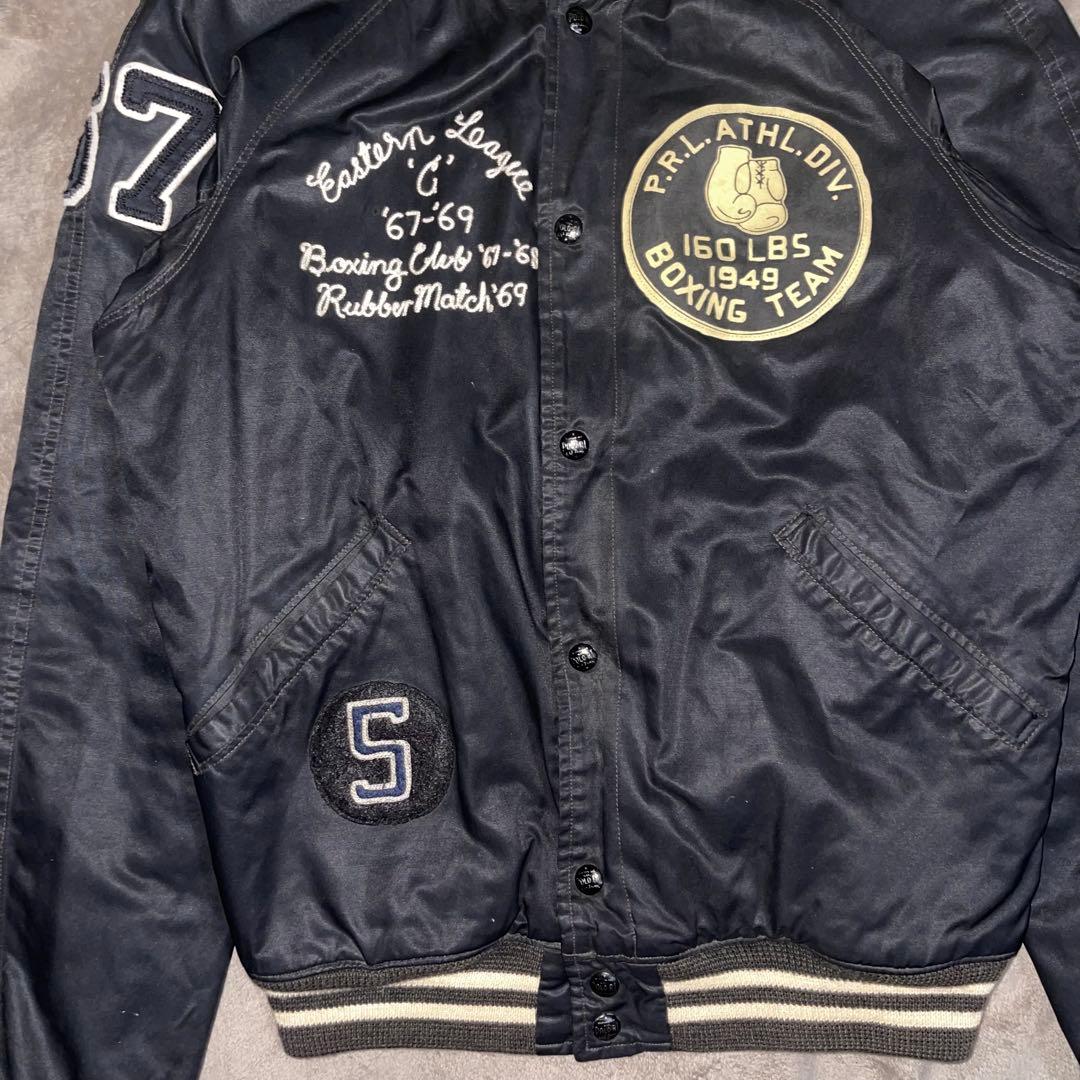 希少 Polo Ralph Lauren ボクシング　スタジャン　リバーシブル