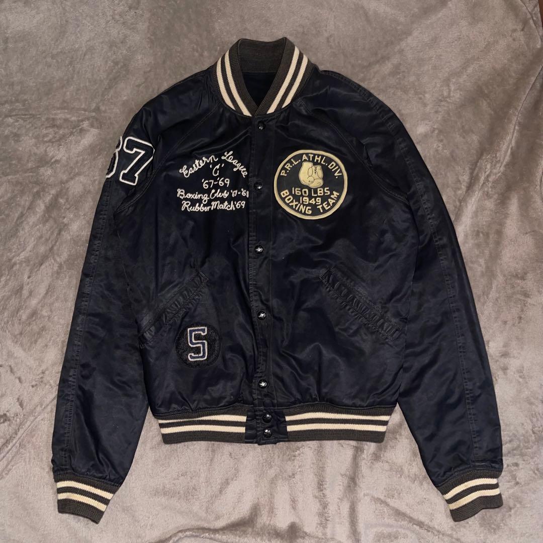 希少 Polo Ralph Lauren ボクシング　スタジャン　リバーシブル