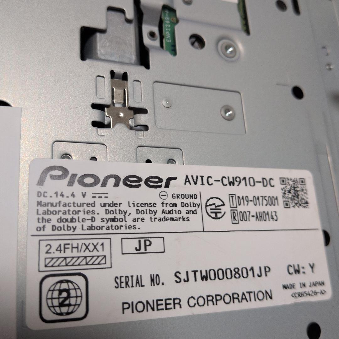 即取付可能！完動品！パイオニア AVIC-CW910 + 新品 アンテナセット！