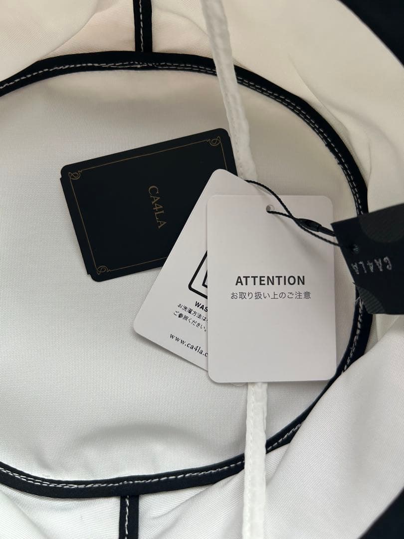 CA4LA 機能性抜群のロングブリムハット　ホワイト