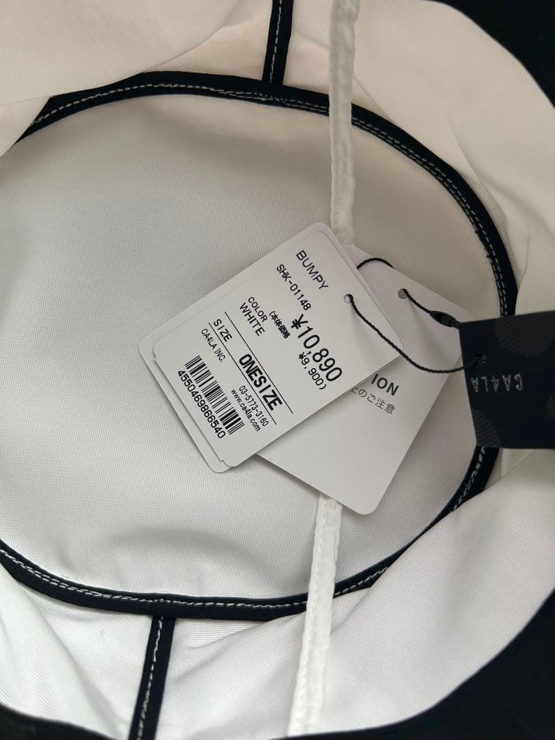 CA4LA 機能性抜群のロングブリムハット　ホワイト