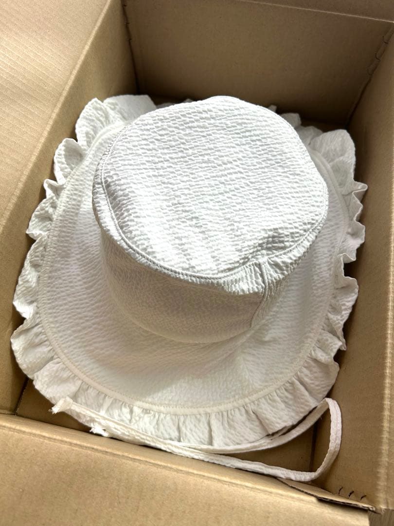 CA4LA 機能性抜群のロングブリムハット　ホワイト