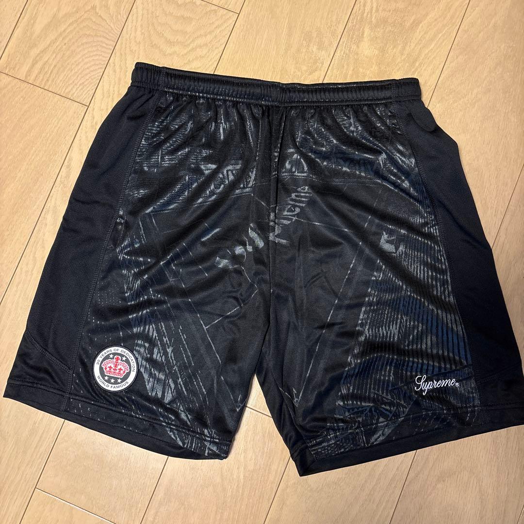 Supreme jacquard soccer shortブラックショートパンツ