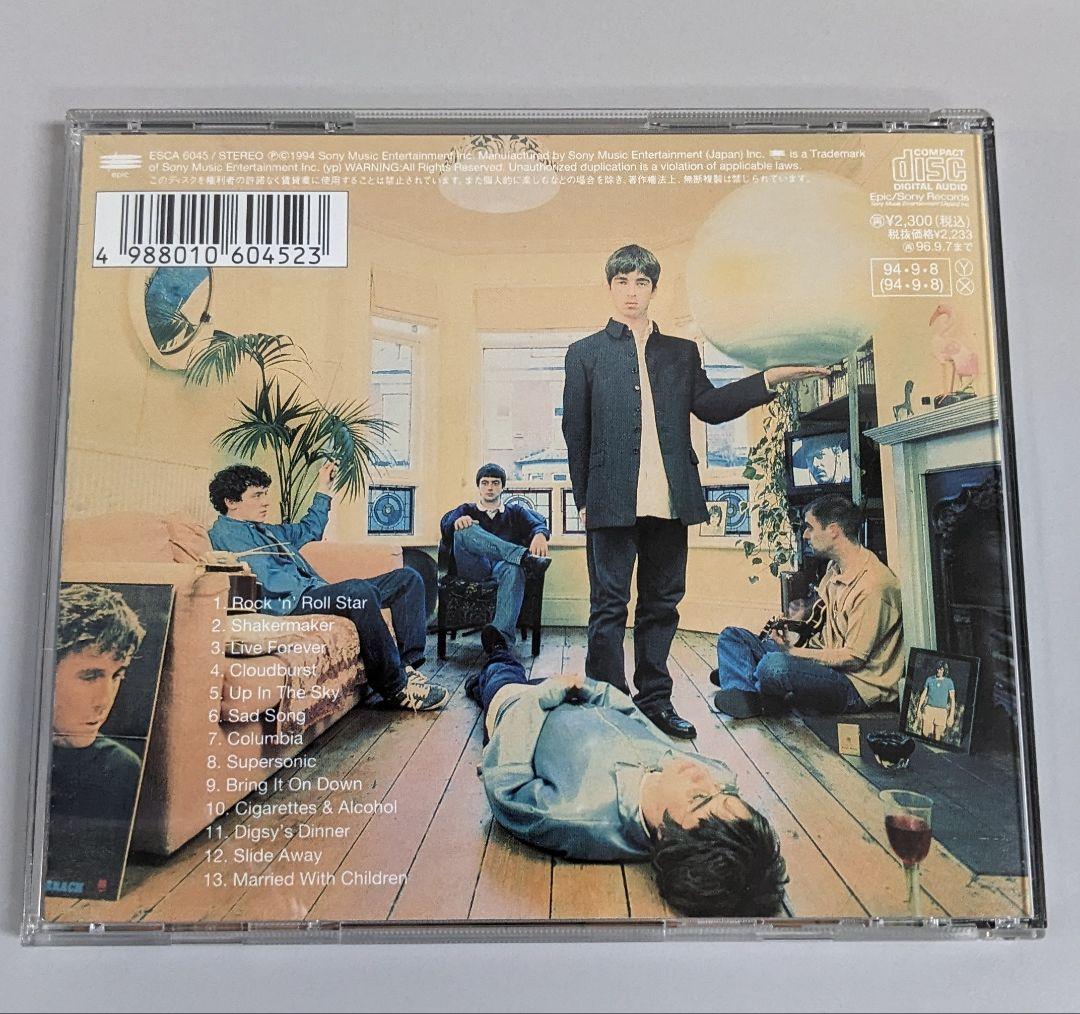 オアシス 初期メンバー直筆サイン CD リアム・ギャラガー ノエル・ギャラガー