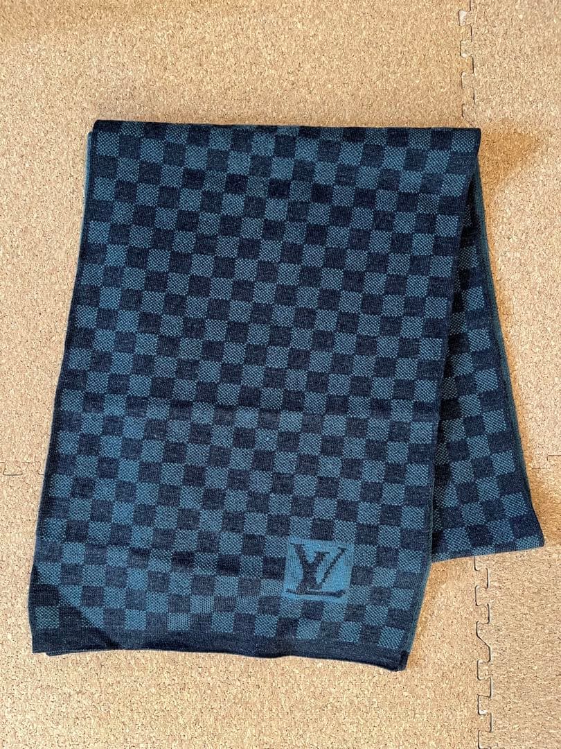 Louis Vuitton チェック柄マフラー