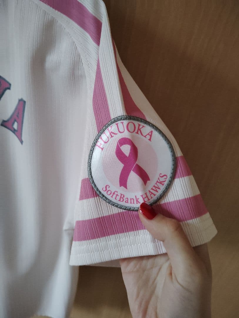 ソフトバンクホークス 今宮健太選手 ピンクリボンユニフォーム S