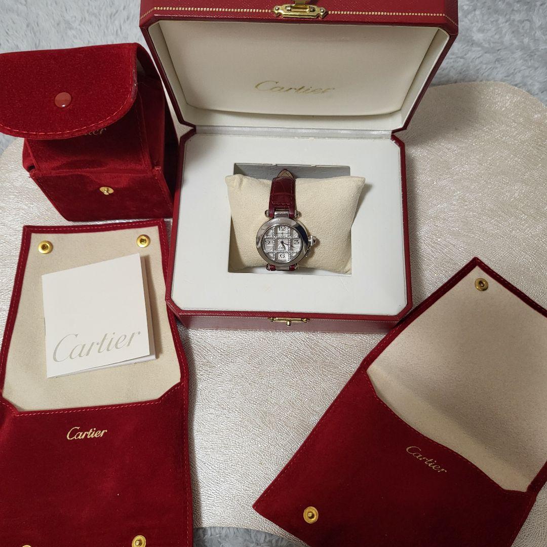 A.S。Cartier オートマチック手巻き時計 パシャ32+領収書