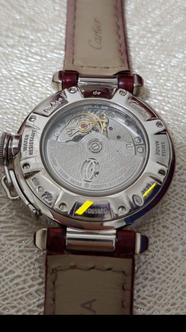 A.S。Cartier オートマチック手巻き時計 パシャ32+領収書