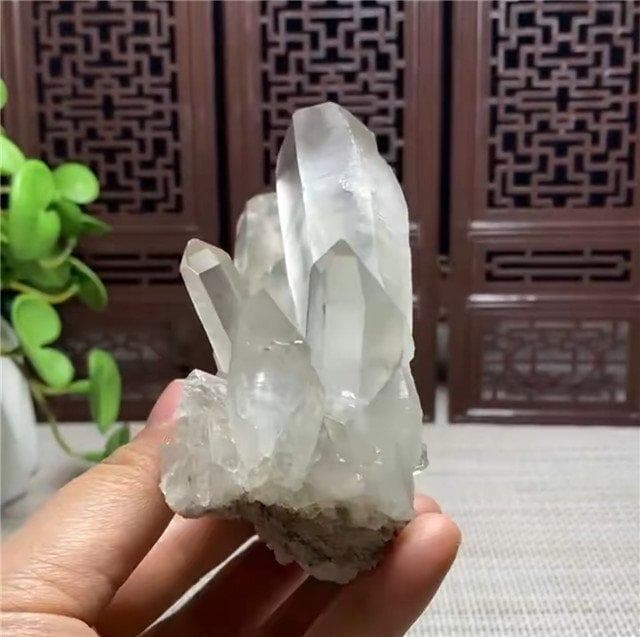 ◆超強いパワーヒマラヤ産天然水晶クラスターB0123/C162/168C