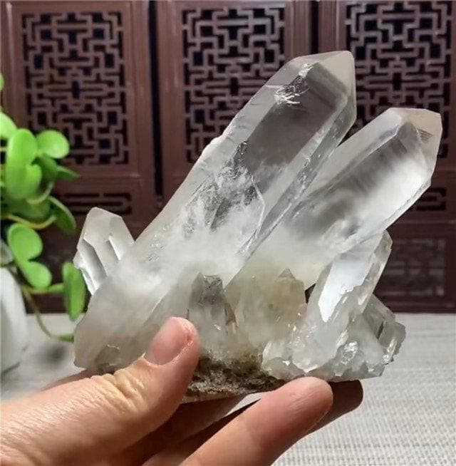 ◆超強いパワーヒマラヤ産天然水晶クラスターB0123/C162/168C