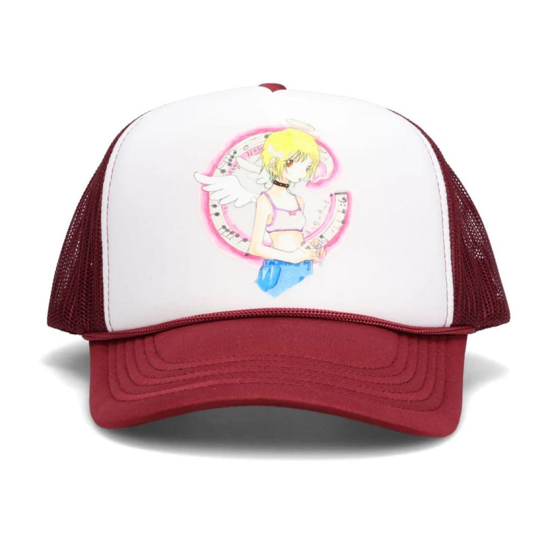 Yumin Ha Maroon Angel Girl Hat cap ユミン ハ