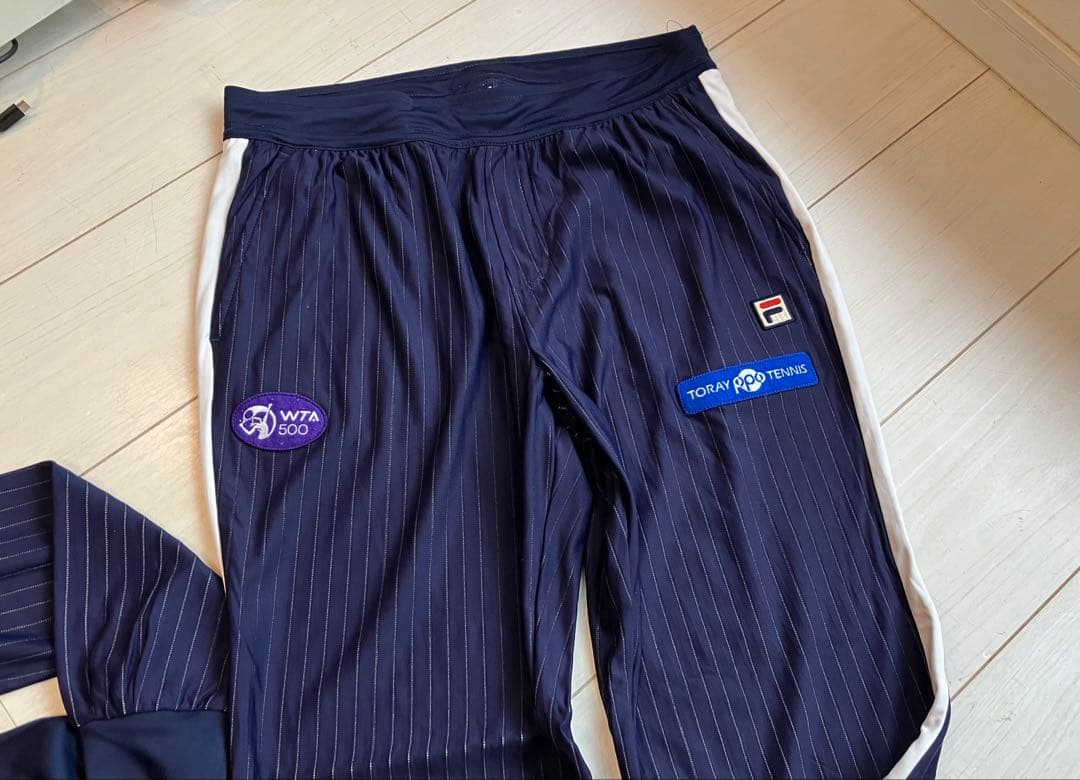 FILAフィラ＊トラックジャケット&ジョガーパンツの上下セットアップXL