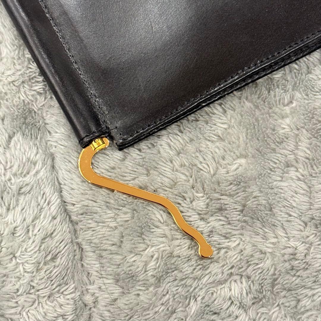 ⭐️未使用品⭐️　グレンロイヤル　マネークリップ　二つ折り財布　ブラック　レザー