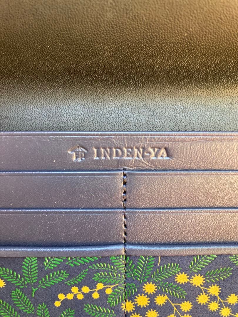 印傳屋　ミモザ長財布