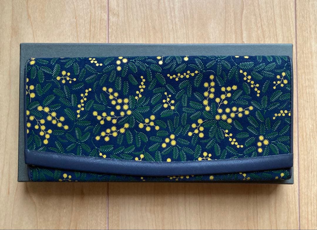 印傳屋　ミモザ長財布