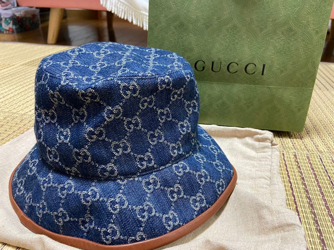 GUCCI デニム バケットハット