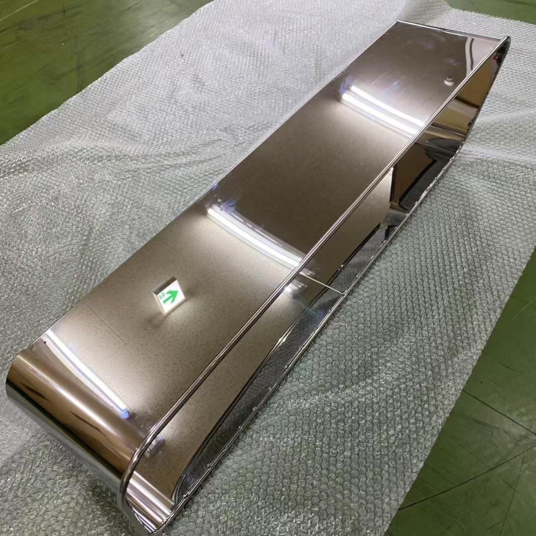 0561 両面鏡面仕様 アンドンバイザー アンドンカバー（900×250） 鏡面