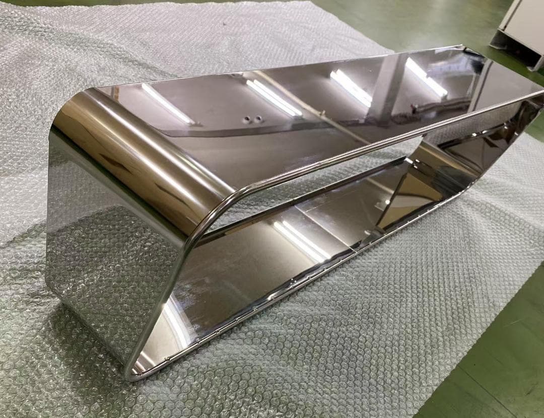 0561 両面鏡面仕様 アンドンバイザー アンドンカバー（900×250） 鏡面