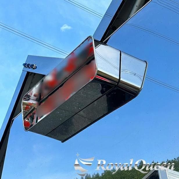 0561 両面鏡面仕様 アンドンバイザー アンドンカバー（900×250） 鏡面