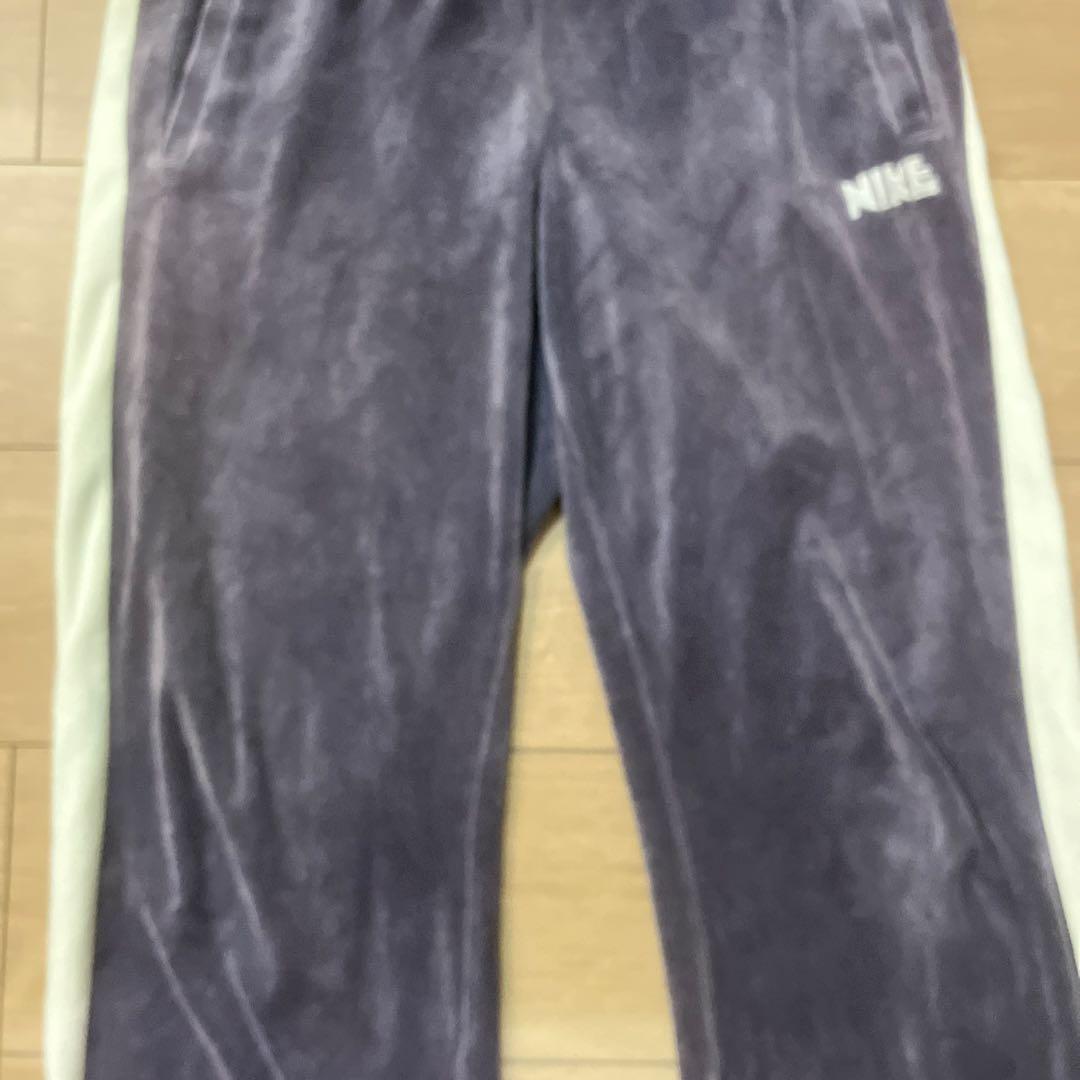 NIKE ネイビー ジャージ ベロアセットパンツ　Lサイズ　カマボコロゴ