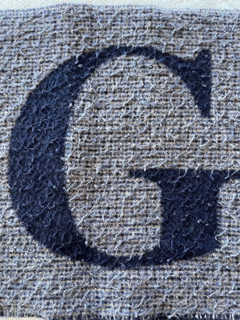 GUCCI リバーシブルフリンジマフラー